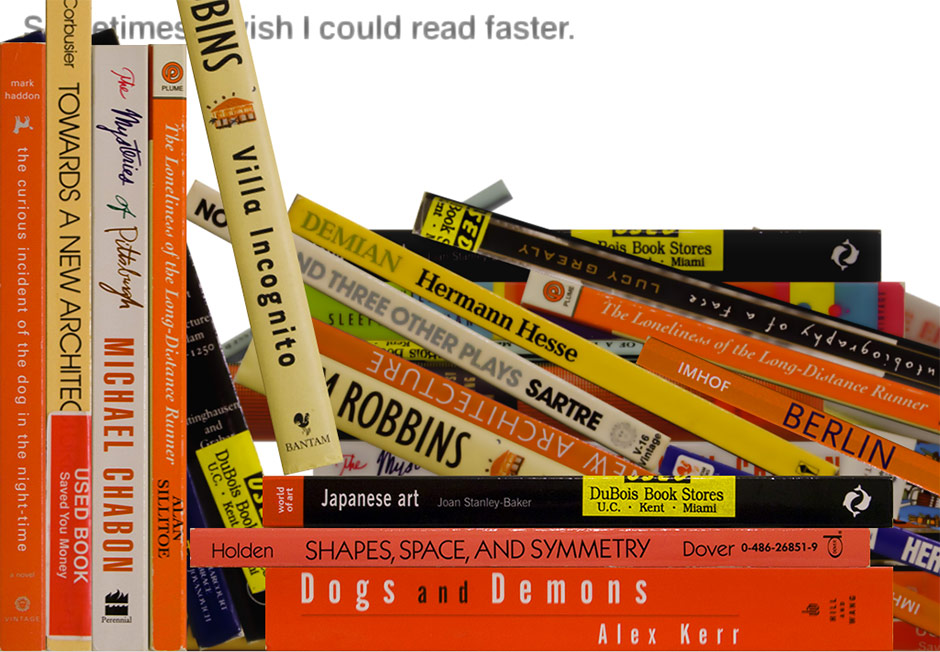 I wish I could read faster
